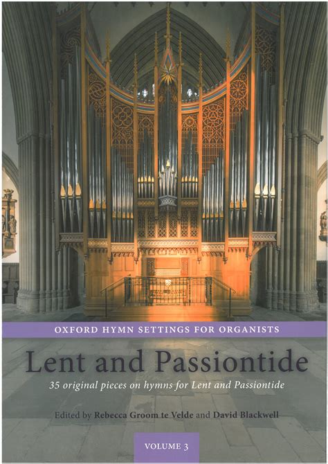 Oxford Hymn Settings For Organists: Lent And Passiontide